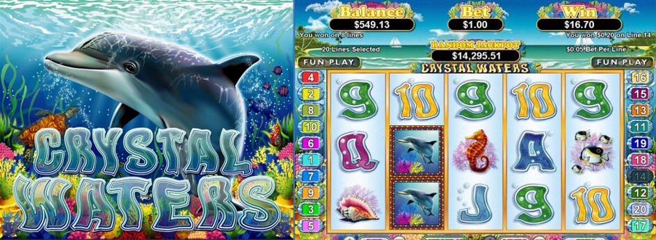 The most relaxing Video Slots game available – Crystal Waters by RTG