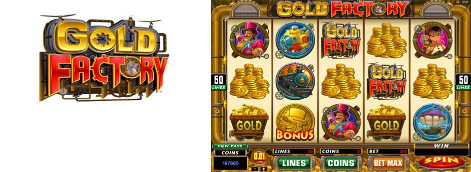 Gold Factory Online Slots Game by Microgaming